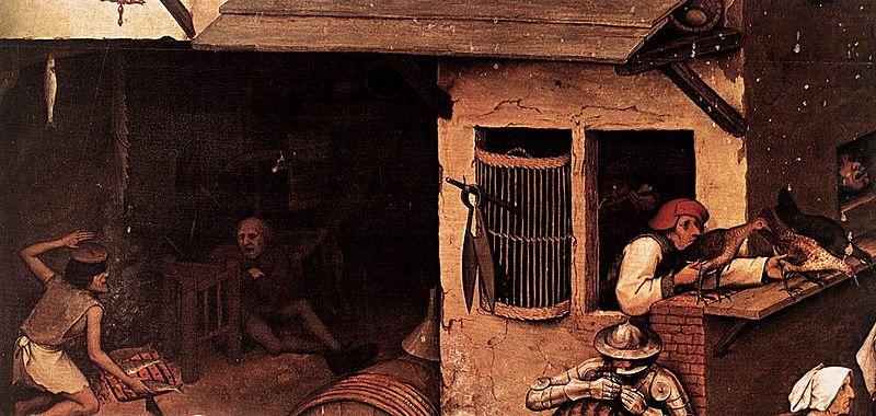 Netherlandish Proverbs, Pieter Bruegel the Elder